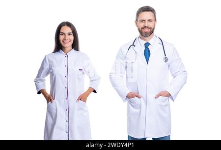 Arzt und Krankenschwester medizinisches Personal im Krankenhaus bieten Medizin und Gesundheit Stockfoto