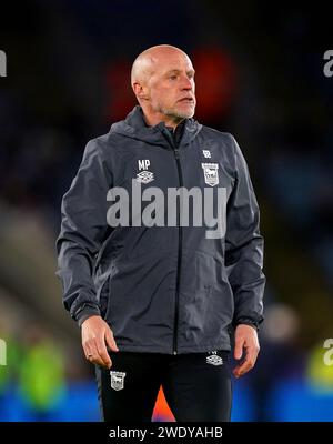 Ipswich Town Assistant Manager Martyn Pert vor dem Sky Bet Championship Match im King Power Stadium in Leicester. Bilddatum: Montag, 22. Januar 2024. Stockfoto