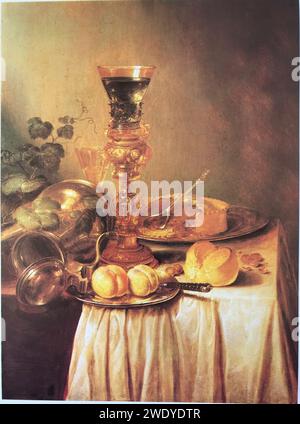 Adriaen Jansz Kraen - Stillleben mit bekerschroef. Stockfoto