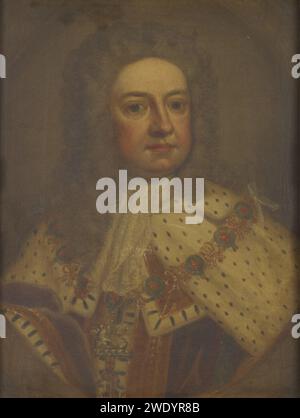 Nach Sir Godfrey Kneller (1646-1723) – Georg I. (1660-1727) Stockfoto