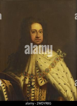 Nach Sir Godfrey Kneller (1646-1723) – Georg I. (1660-1727) Stockfoto