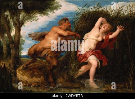 Sir Peter Paul Rubens (Siegen 1577 - Antwerpen 1640) - Pan and Syrinx Stockfoto