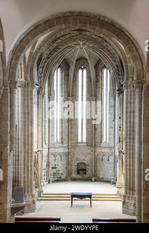 Die gotische Kirche st. Dominic ( san domingos) in Santiago de Compostela Stockfoto