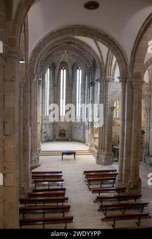 Die gotische Kirche st. Dominic ( san domingos) in Santiago de Compostela Stockfoto