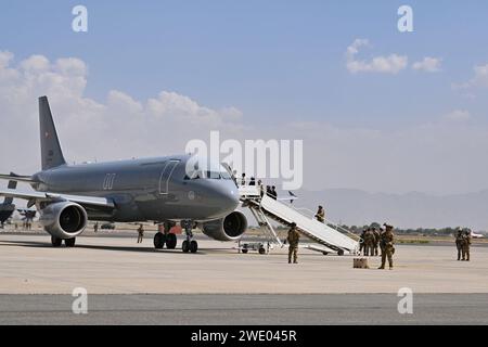 Airbus A319, ungarische Luftwaffe, Afghanistan Evakuierung, 2021. Stockfoto