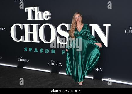 London, Großbritannien. Januar 2024. Global Premiere of THE CHOSEN STAFFEL 4, Empire Cinema, Leicester Square, London, UK Credit: Siehe Li/Picture Capital/Alamy Live News Stockfoto