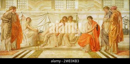 Albert Joseph Moore - Sulamith 1864. Stockfoto