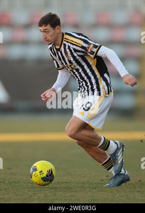 Vinovo, Italien. Januar 2024. Jonas Rouhi von Juventus während des Spiels der Serie C im Juventus Center, Vinovo. Der Bildnachweis sollte lauten: Jonathan Moscrop/Sportimage Credit: Sportimage Ltd/Alamy Live News Stockfoto