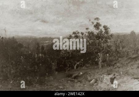 Alexander Helwig Wyant - Landschaft, Keene Valley Stockfoto