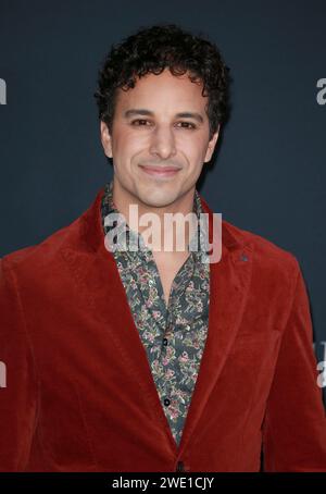 London, Großbritannien. Januar 2024. Alaa Safi nimmt an der Global Premiere von Staffel 4 von „The Chosen“ im Empire Cinema am Leicester Square in London Teil. Quelle: SOPA Images Limited/Alamy Live News Stockfoto