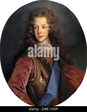 Alexis-Simon Belle (1674–1734) – Prinz James Francis Edward Stuart (1688–1766), Sohn von Jakob VII. Und II Stockfoto