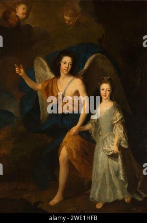 Alexis-Simon Belle (1674–1734) – Prinz James Francis Edward Stuart mit seiner Schwester, Prinzessin Louisa Maria Theresia Stockfoto