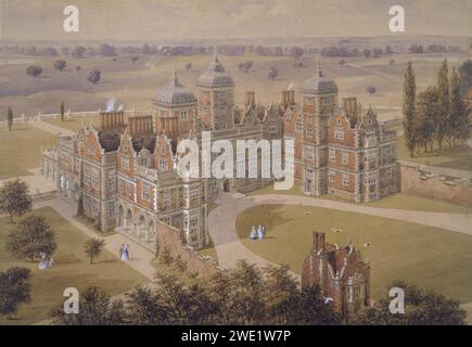 Allen Edward Everitt - Isometrischer Blick Auf Aston Hall Stockfoto