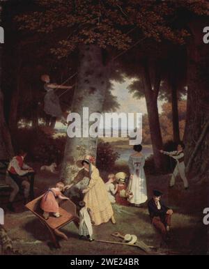 The Playground (1830) - Jacques Laurent Agasse Stockfoto