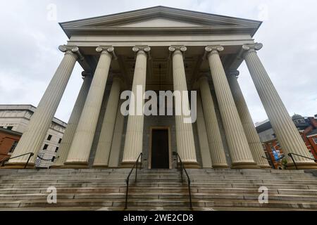 Basilika des Nationalheiligtums der Himmelfahrt der Heiligen Jungfrau Maria in Baltimore, Maryland. Stockfoto