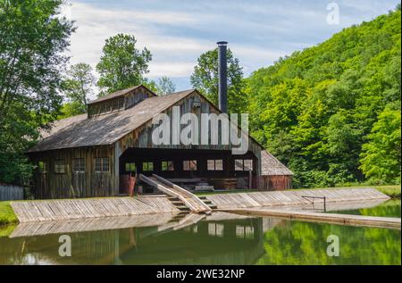 Das Pennsylvania Lumber Museum in der Nähe von Galeton, Potter County, Pennsylvania in den Vereinigten Staaten Stockfoto