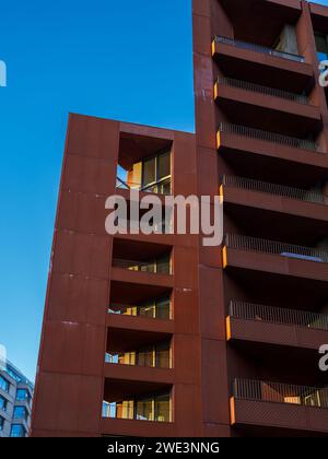 Tapestry Apartments, Kings Cross Sanierung, Kings Cross, London, England, GROSSBRITANNIEN, GB. Stockfoto