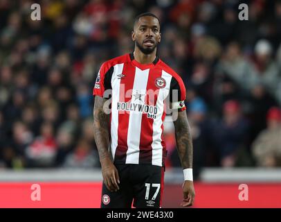 Ivan Toney aus Brentford. - Brentford gegen Nottingham Forest, Premier League, GTECH Community Stadium, London, UK - 20. Januar 2024. Nur redaktionelle Verwendung – es gelten Einschränkungen für DataCo. Stockfoto