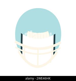 Fußballhelm-Symbol Stock Vektor