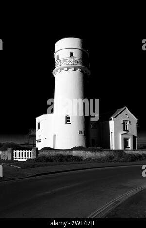 Der alte Hunstanton Leuchtturm North Norfolk Küste, England, UK Stockfoto