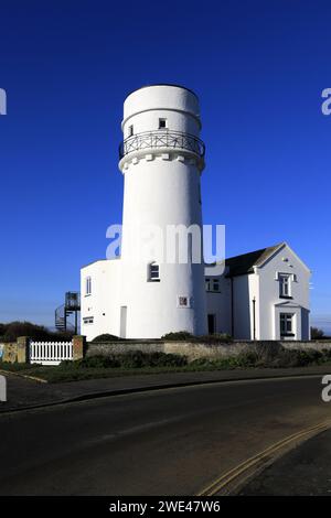 Der alte Hunstanton Leuchtturm North Norfolk Küste, England, UK Stockfoto