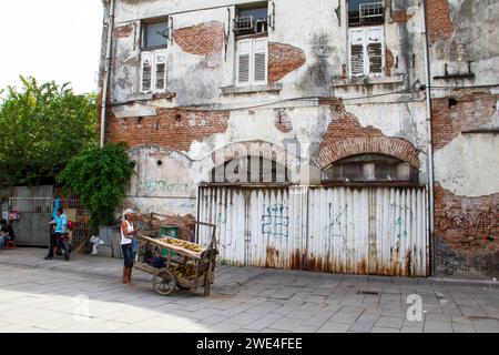 Fatahillah-Platz in Kota Tua, der Altstadt von Jakarta und Zentrum der alten Batavia in Indonesien. Stockfoto