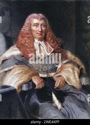 Charles Abbott 1. Baron Tenterden 1762 bis 1832 Lord Chief Justice, Historisch, digital restaurierte Reproduktion von einer Vorlage aus dem 19. Jahrhundert, Datum nicht angegeben Stockfoto