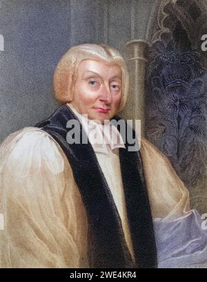 Henry Bathurst 1744 bis 1837 Bischof von Norwich, Historisch, digital restaurierte Reproduktion von einer Vorlage aus dem 19. Jahrhundert, Datum nicht angegeben Stockfoto