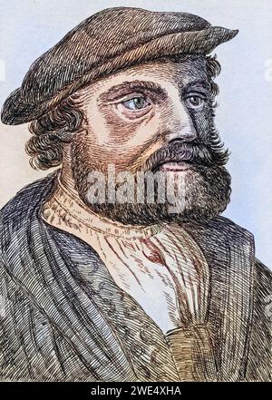 Hans Holbein der jüngere 1497-1543 deutscher Künstler, historisch, digital restaurierte Reproduktion von einer Vorlage aus dem 19. Jahrhundert, Datum nicht angegeben Stockfoto