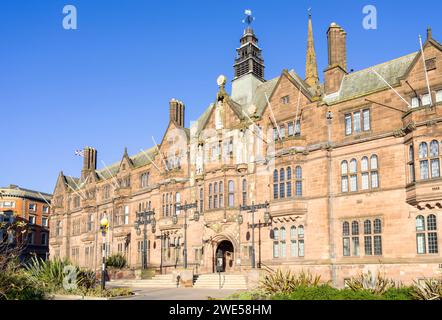 Coventry Council House Coventry ein Stadthaus im Tudor Revival Stil Stadthalle des Coventry City Council Coventry Warwickshire England Großbritannien GB Europa Stockfoto