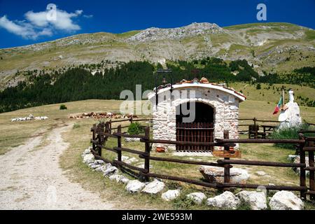 Gran Sasso und Monti della Laga Nationalpark, Region Abruzzen, Italien Stockfoto