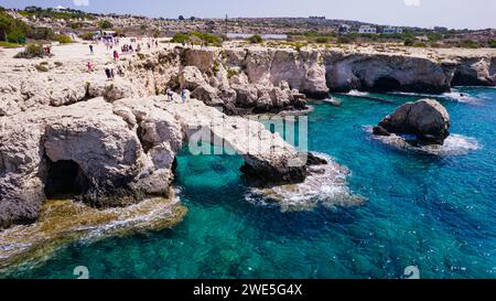 Luftaufnahme von Ayia Napa, Zypern Stockfoto