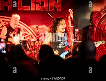 British Lion gegründet von Steve Harris von Iron Maiden, UK Tour, Chinnerys, Southend-on-Sea, Essex © Clarissa Debenham (Film Free Photography) / Alamy Stockfoto