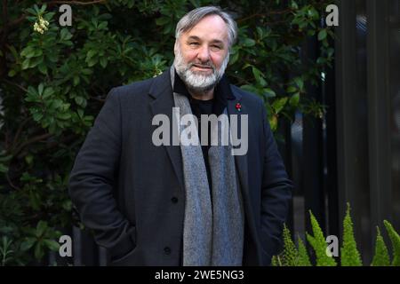 Roma, Latium. Januar 2024. Rom, Italien. 23. Februar 2024; Bild von links nach rechts Maurizio Donadoni besucht Photocall La Lunga notte Credit: massimo insabato/Alamy Live News Stockfoto