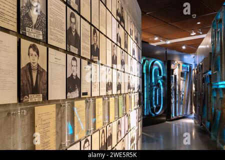 Europäisches Zentrum für Solidarität (Europejskie Centrum Solidarności ECS) mit einer Ausstellung über den Widerstand der Werftarbeiter und die Solidarność tra Stockfoto