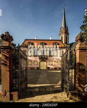 Blick auf das Prinz-Georg-Palais im Prinz-Georg-Garten, Darmstadt, Hessen, Deutschland Stockfoto