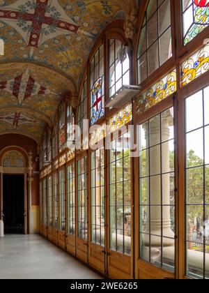 Krankenhaus Sant Pau, Barcelona Stockfoto