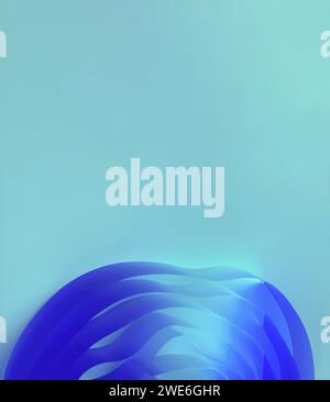 Abstrakter Hintergrund blauer Schichtmaterialien Stockfoto