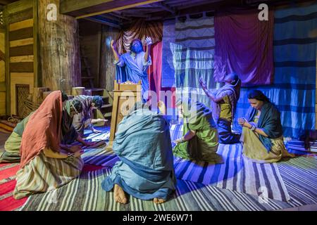 Die lebensgroße Nachbildung von Noah's Ark at the Ark Encounter ist eine historische Attraktion in der Nähe von Williamstown, Kentucky Stockfoto