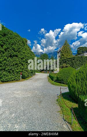 Schloß Ambras, Schloßpark Stockfoto