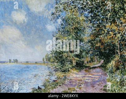 Alfred Sisley (1839-1899) - UN après-midi d'août près de Veneux 00001 Stockfoto