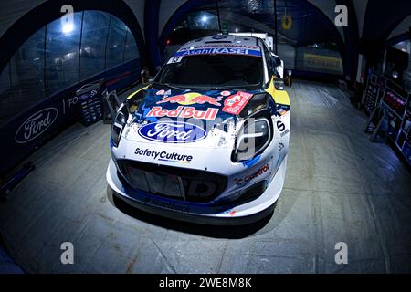 Gap, Fürstentum Monaco. Januar 2024. Während Der Fia-Rallye-Weltmeisterschaft Wrc Rallye Automobile Monte-Carlo 2024 24. Januar Gap France Credit: Independent Photo Agency/Alamy Live News Stockfoto