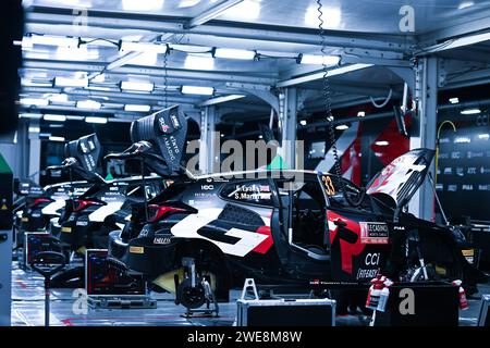 Gap, Fürstentum Monaco. Januar 2024. Während Der Fia-Rallye-Weltmeisterschaft Wrc Rallye Automobile Monte-Carlo 2024 24. Januar Gap France Credit: Independent Photo Agency/Alamy Live News Stockfoto