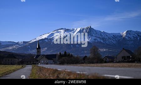 Gap, Fürstentum Monaco. Januar 2024. Während Der Fia-Rallye-Weltmeisterschaft Wrc Rallye Automobile Monte-Carlo 2024 24. Januar Gap France Credit: Independent Photo Agency/Alamy Live News Stockfoto