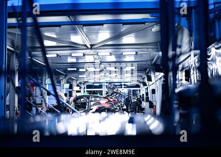 Gap, Fürstentum Monaco. Januar 2024. Während Der Fia-Rallye-Weltmeisterschaft Wrc Rallye Automobile Monte-Carlo 2024 24. Januar Gap France Credit: Independent Photo Agency/Alamy Live News Stockfoto