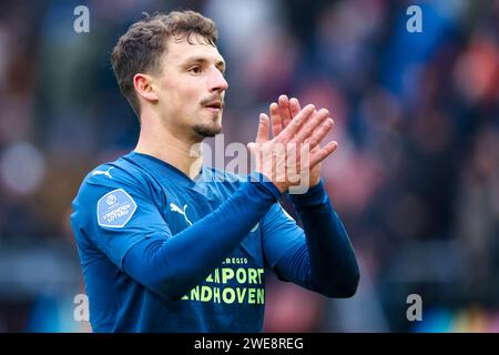 UTRECHT, NIEDERLANDE - 21. JANUAR: Olivier Boscagli (PSV Eindhoven) während des Eredivisie-Spiels des FC Utrecht und PSV Eindhoven in de Galgenwaard auf J Stockfoto