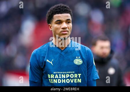 UTRECHT, NIEDERLANDE - 21. JANUAR: Olivier Boscagli (PSV Eindhoven) während des Eredivisie-Spiels des FC Utrecht und PSV Eindhoven in de Galgenwaard auf J Stockfoto