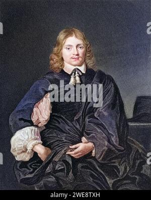 Lucius Carey, 2. Viscount Falkland, CA. 1610-1643. Englischer Royalist. Aus dem Buch Lodges British Portraits, veröffentlicht 1823., Historisch, digital restaurierte Reproduktion von einer Vorlage aus dem 19. Jahrhundert, Datum nicht angegeben Stockfoto