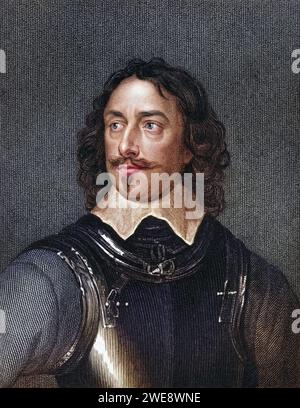 Robert Devereux, 3. Earl of Essex, Viscount Hereford, Lord Bourchier, 1591 - 1646. Englischer Adliger. Aus dem Buch Lodges British Portraits, erschienen 1823., Historisch, digital restaurierte Reproduktion von einer Vorlage aus dem 19. Jahrhundert, Datum nicht angegeben Stockfoto