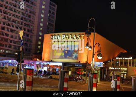 23. Januar 2024, Berlin, Bezirk Charlottenburg, Deutschland: Berlin: Uraufführung von „eine Million Minuten“ im Zoopalast. (Kreditbild: © Simone Kuhlmey/Pacific Press via ZUMA Press Wire) NUR REDAKTIONELLE VERWENDUNG! Nicht für kommerzielle ZWECKE! Stockfoto